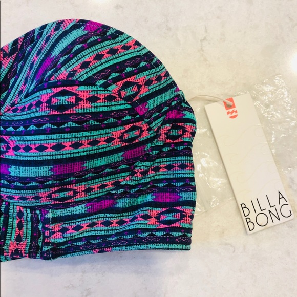 Billabong Geo Delight bustier bikini top S - Picture 5 of 6